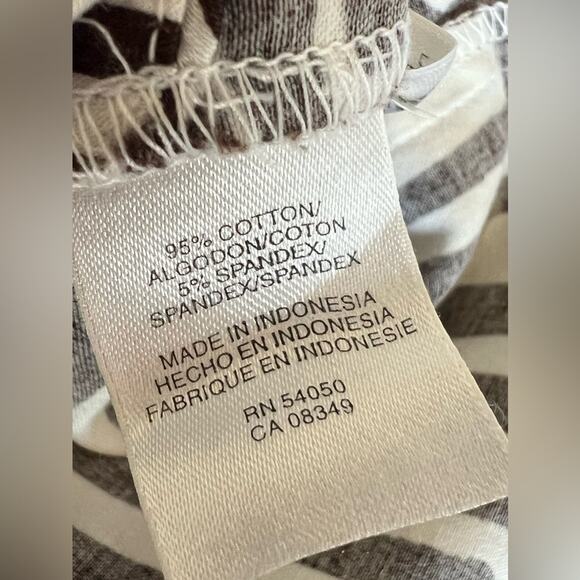 Jones New York Stretch Sleeveless Ruched Side Wrap Pull Over Blouse Shirt Sz L - Picture 10 of 10